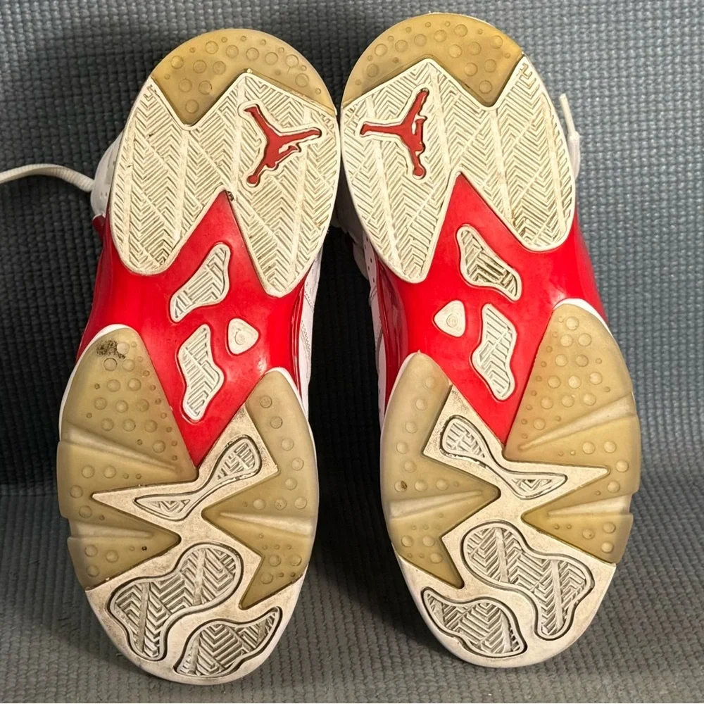 Nike Air Jordan 6-17-23 Basketball Shoes‎ White Red DM1159-106 Size 7Y